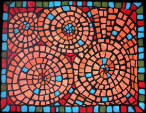 Stained Glass Doodle 2012 - acrylic on canvas